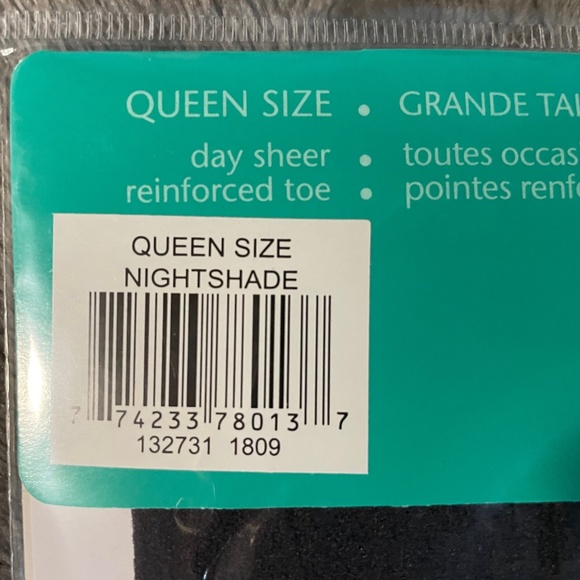 5 Pair of Sophi Queen Size Pantyhose. Colour Night Shade. - Picture 3 of 6